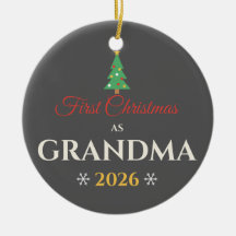 Eerste kerst als oma 2026 keramische kerstbal