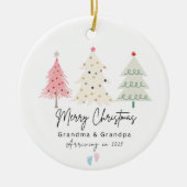 Eerste kerst als oma en opa Ornament (Voorkant)