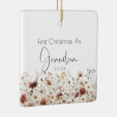 Eerste kerst als oma vakantie Ornament (Rechts)
