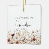Eerste kerst als oma vakantie Ornament (Links)