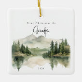 Eerste kerst als opa vakantie Ornament (Voorkant)