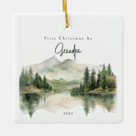 Eerste kerst als opa vakantie Ornament