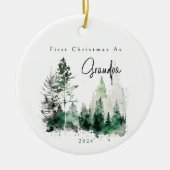 Eerste kerst als opa vakantie Ornament (Voorkant)