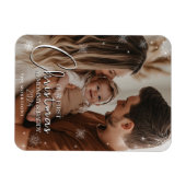 Eerste kerst als ouders flexibele fotomagneet magneet (Horizontaal)