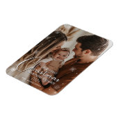 Eerste kerst als ouders flexibele fotomagneet magneet (Linkerzijde)