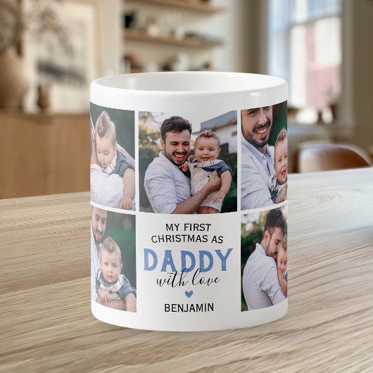Eerste kerst als papa 9 foto mok