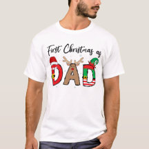 Eerste kerst als papa Familie bijpassende xmas
