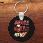 Eerste kerst als papa Jingle volleybal papa oom d Sleutelhanger (Voorkant)