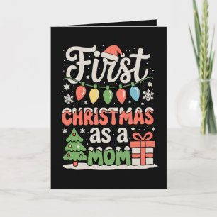 Eerste kerst als papa Nieuwe mama 1e kerst Kaart