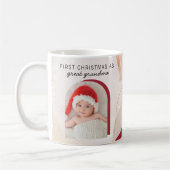Eerste kerst als Red Arch Custom Photo Koffiemok (Links)