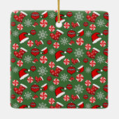 Eerste kerst als schoonmoeder lelijke trui keramisch ornament (Achterkant)