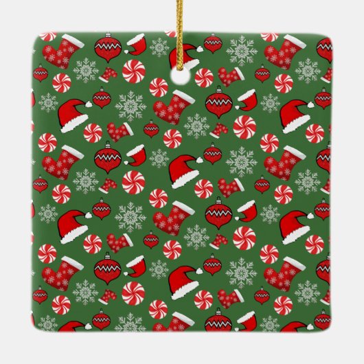 Eerste kerst als schoonmoeder lelijke trui keramisch ornament (Achterkant)