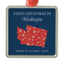 Eerste kerst als stel in Washington USA staat