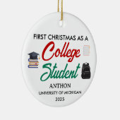 Eerste kerst als student, Eerste jaar van Keramisch Ornament (Rechts)