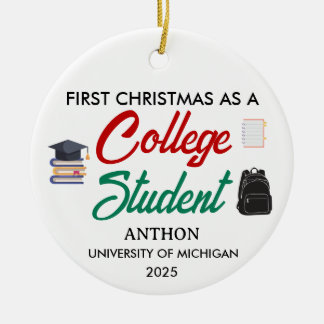 Eerste kerst als student, Eerste jaar van Keramisch Ornament