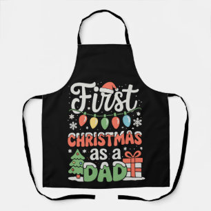 Eerste kerst als vader Nieuwe papa 1e kerst Schort