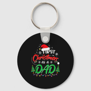 Eerste kerst als vader Nieuwe papa 1e kerst  Sleutelhanger