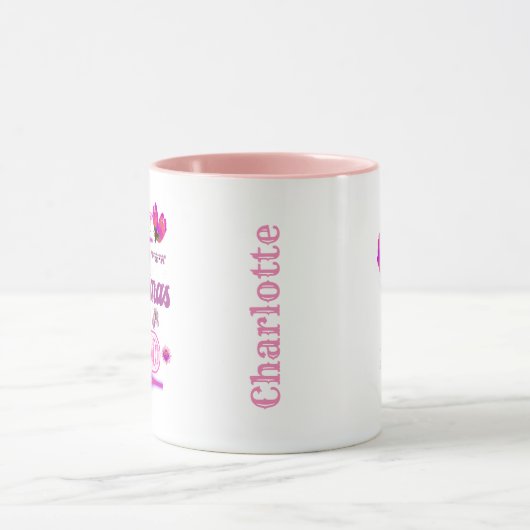 Eerste kerst als vader van een baby mok (Midden)