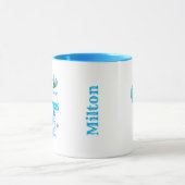 Eerste kerst als vader van een jongen mok (Midden)