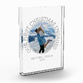 Eerste kerst als verloofd paar gepersonaliseerd fotoblokken (Links)