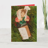 Eerste kerst Bibelse herders kwamen kerstlied Feestdagen Kaart (Voorkant)