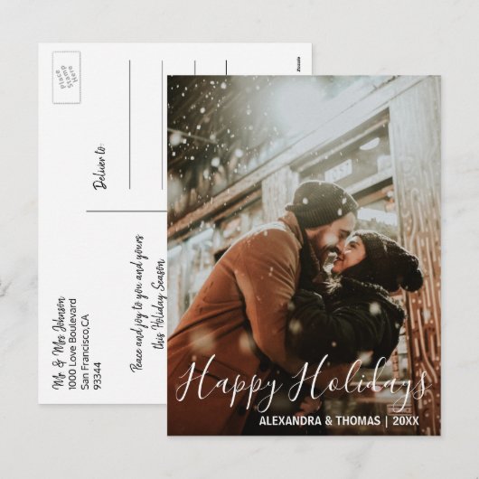 Eerste kerst Feestdagen verloofd | FOTO (Voorkant / Achterkant)