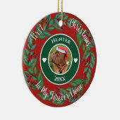 Eerste Kerst Forever Home Pet Wreath Ornament (Rechts)