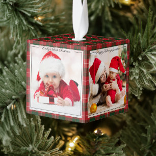 Eerste kerst gelukige feestdagen baby foto's decoratie
