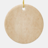 Eerste kerst gepensioneerde Cactus Cowboy Gift Keramisch Ornament (Achterkant)