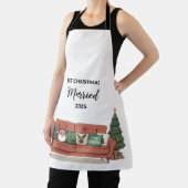 Eerste kerst getrouwd 2025 | Schattigee gezellige Schort (Insitu)