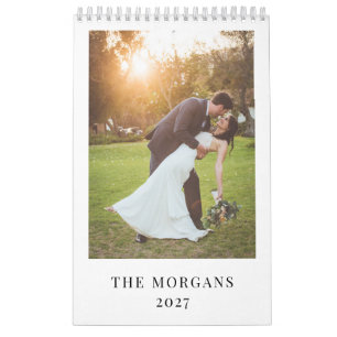 Eerste kerst getrouwd huwelijksfotocadeau 2027 kalender
