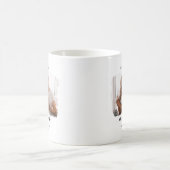 Eerste kerst getrouwd met elegante foto Passen get Koffiemok (Center)