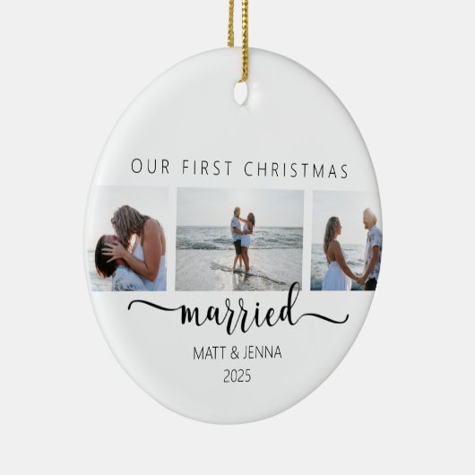 Eerste kerst getrouwd ornament (Rechts)