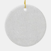 Eerste kerst Getrouwd Sneeuwvlokken Wit Chic Gift Keramisch Ornament (Achterkant)