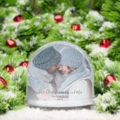 Eerste kerst Getrouwde Custom Foto's Sneeuwbol (Kerstmis)
