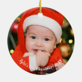 Eerste kerst gnoom Ornament (Achterkant)