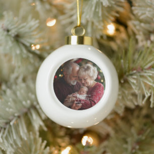 Eerste kerst Grootouders Boom Ornament Custom
