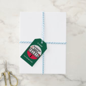 Eerste kerst Ho Ho Ho Ho Familie van Personalize Cadeaulabel (Met Touw)