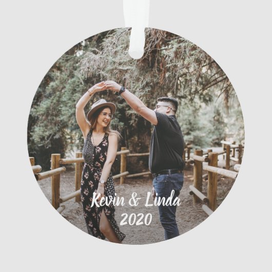 Eerste kerst in beeld | Foto Ornament (achterkant)