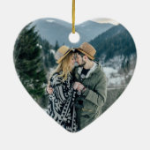 Eerste kerst in beeld keramisch ornament (Achterkant)