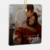 Eerste kerst in beeld keramisch ornament (Rechts)