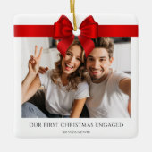 Eerste kerst in beeld | Minimale foto van Verlovin Keramisch Ornament (Voorkant)