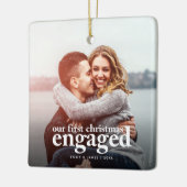 Eerste kerst in beeld | Minimale foto van Verlovin Keramisch Ornament (Links)