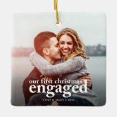 Eerste kerst in beeld | Minimale foto van Verlovin Keramisch Ornament (Voorkant)