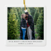 Eerste kerst in beeld | Minimale foto van Verlovin Keramisch Ornament (Voorkant)