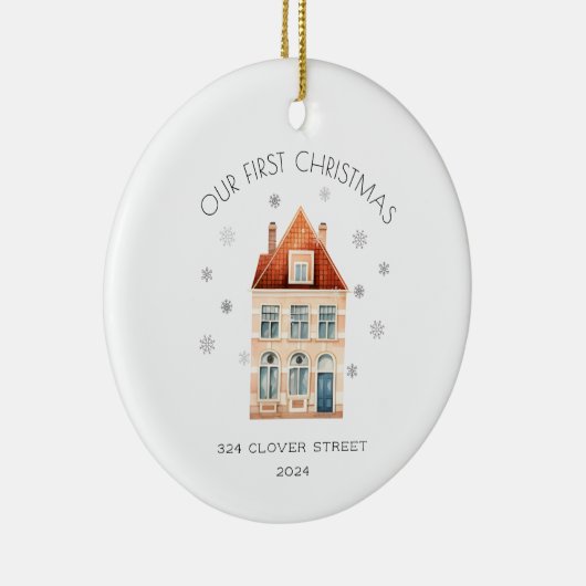 Eerste kerst in het New Home Holiday Ornament (Rechts)
