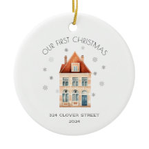 Eerste kerst in het New Home Holiday Ornament