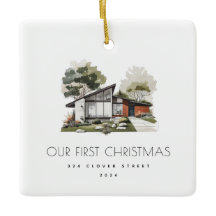 Eerste kerst in het New Home Holiday Ornament