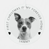 Eerste kerst in mijn eeuwige thuis | Christmas Metalen Ornament (Voorkant)