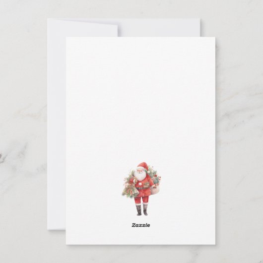 Eerste kerst in New Home Tree Fire Place Feestdagenkaart (Achterkant)